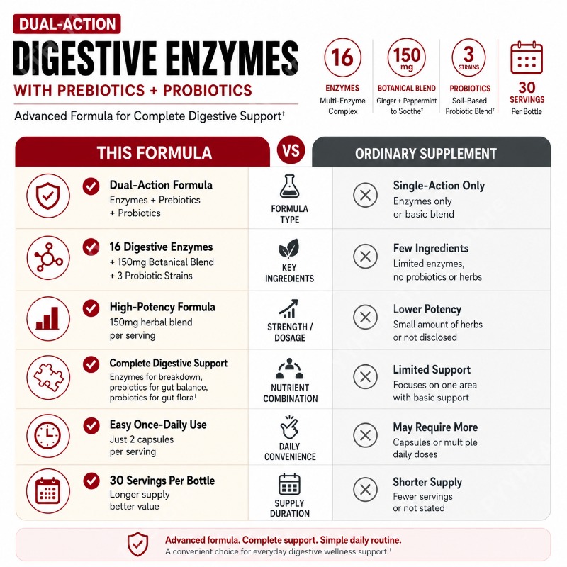 Digestive Enzymes with Prebiot - Digestive Enzyme Blend ulasan dan harga