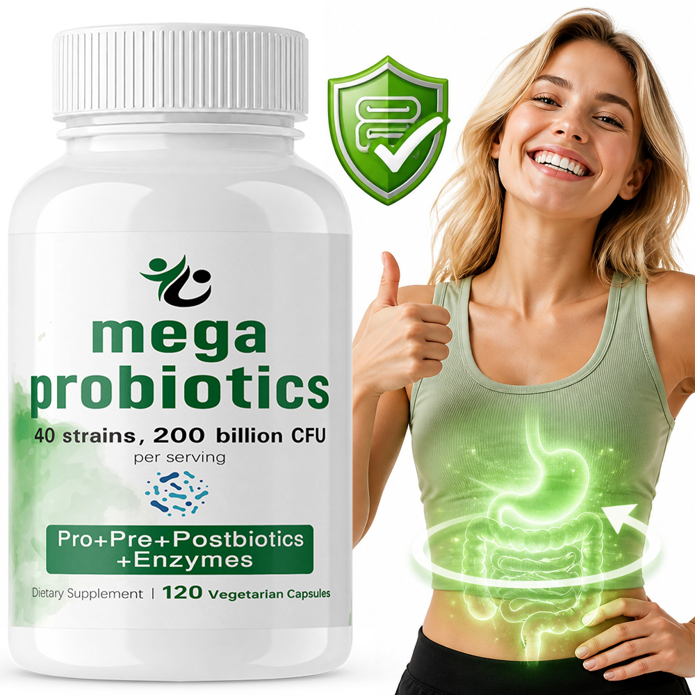 Probiotics 200 Billion CFU, 12 - Digestive Enzyme Blend ulasan dan harga