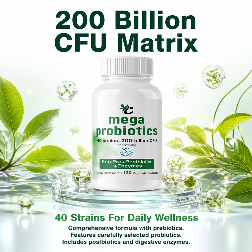 Probiotics 200 Billion CFU, 12 - Digestive Enzyme Blend ulasan dan harga