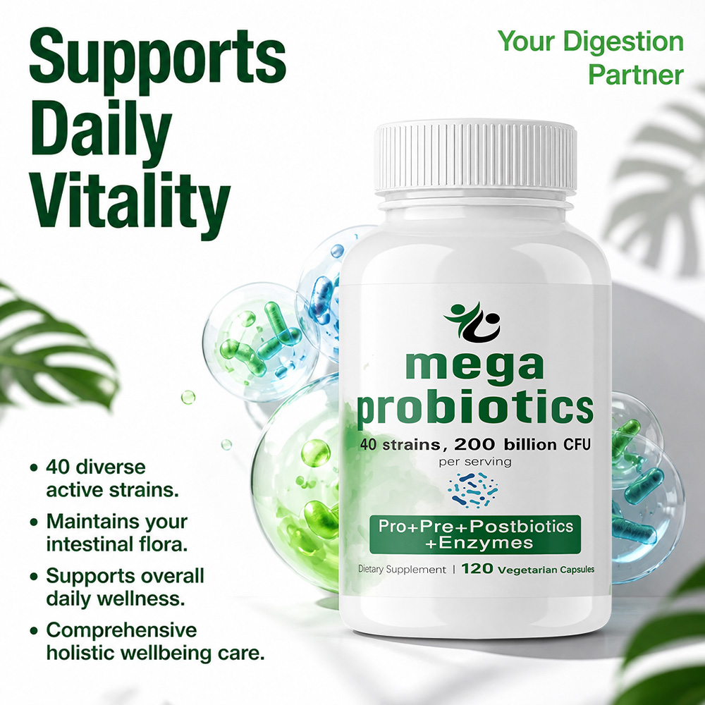 Probiotics 200 Billion CFU, 12 - Digestive Enzyme Blend ulasan dan harga