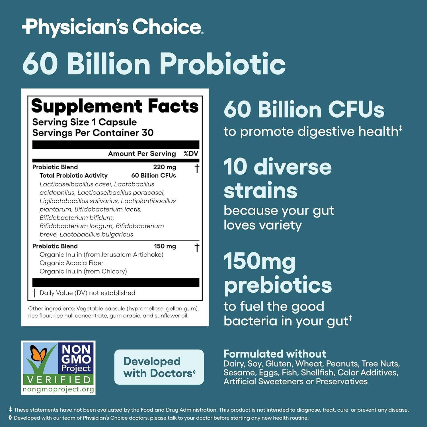 Probiotics 60 Billion CFU - Mu - Digestive Enzyme Blend ulasan dan harga