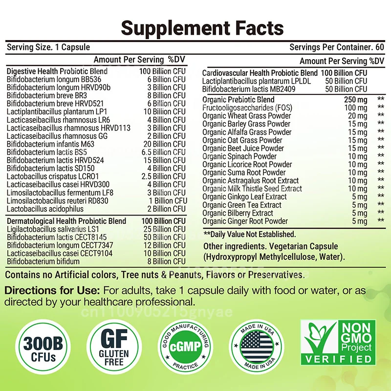 Female Probiotics 100 Billion  - Digestive Enzyme Blend ulasan dan harga