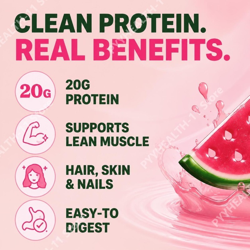 Clear Protein Powder with 20g  - Digestive Enzyme Blend ulasan dan harga